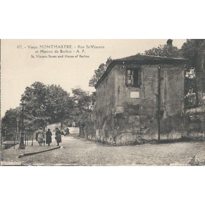 Vieux Montmartre - Rue Saint-Vincent